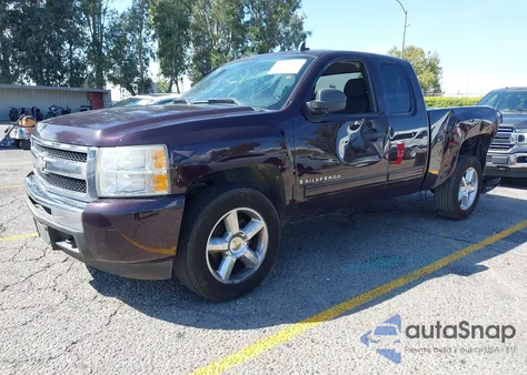 2009 Chevrolet Silverado 1500 Lt из США, поврежденный, VIN 1GCEC29J89Z176906